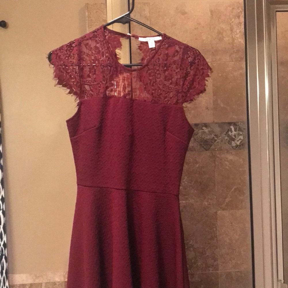 Gorgeous crimson dress
